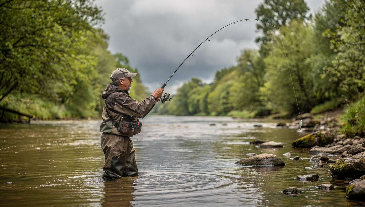 Pêcher de Grosse Truite en Eau Trouble : conseils et Techniques