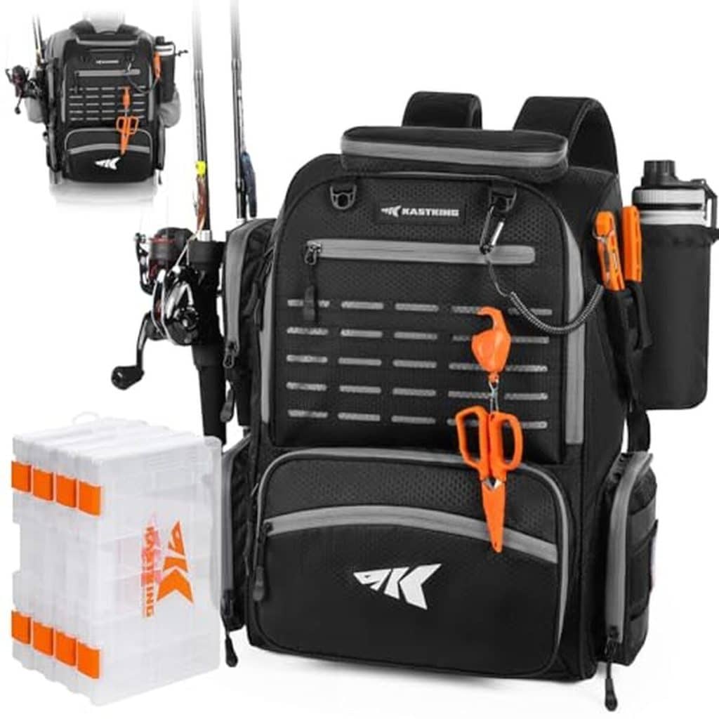 Test du sac à dos KastKing Bait Boss : rangement optimal pour la pêche