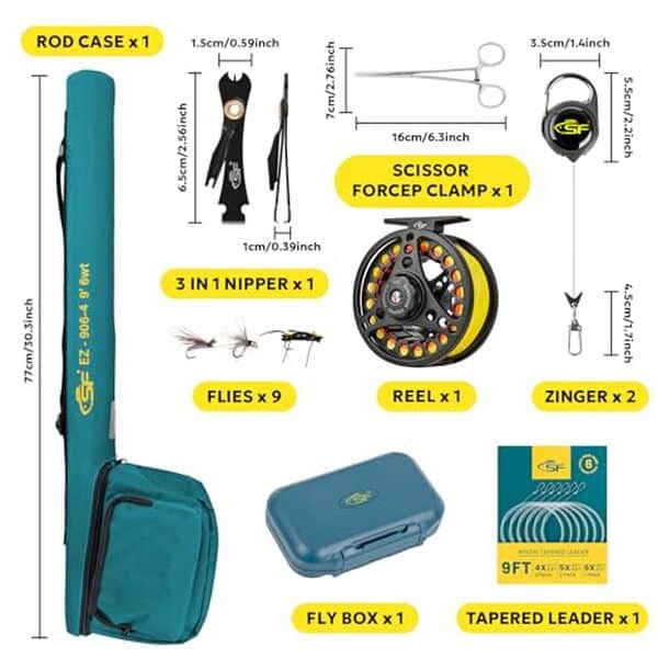 Découvrez notre analyse approfondie de la canne à pêche SF Emerald 6WT 2, 7 m : performance, matériaux en fibre de carbone et avantages pour les passionnés de pêche