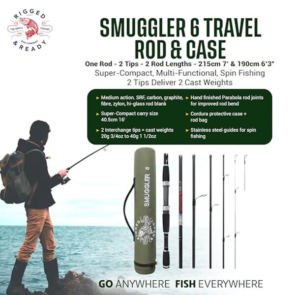 Découvrez notre analyse détaillée de la canne à pêche rigged & ready smuggler 6 : performance, résistance et efficacité au rendez-vous pour vos sessions de pêche.