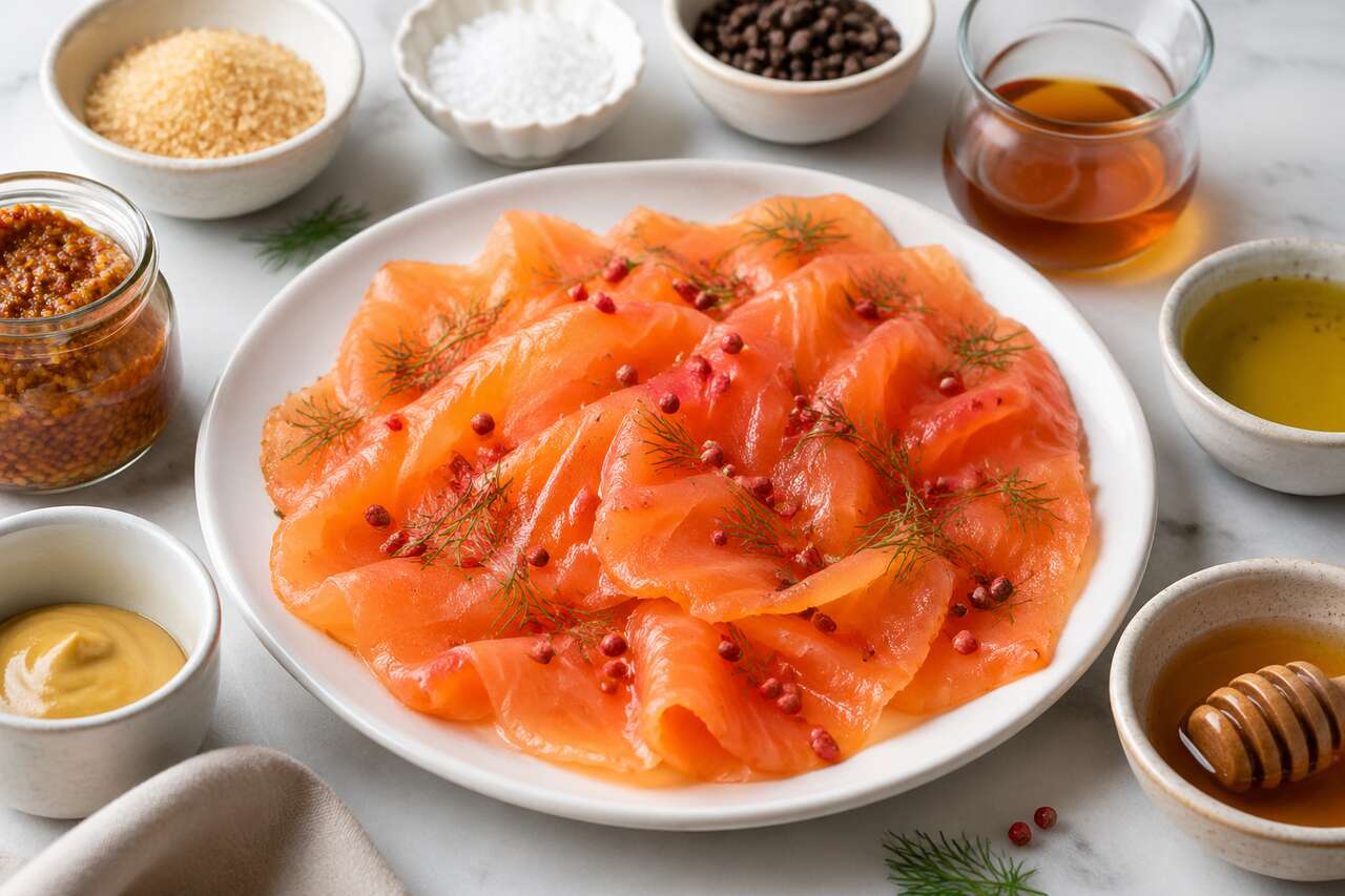 Saumon Gravlax : recette légère et sauce nordique