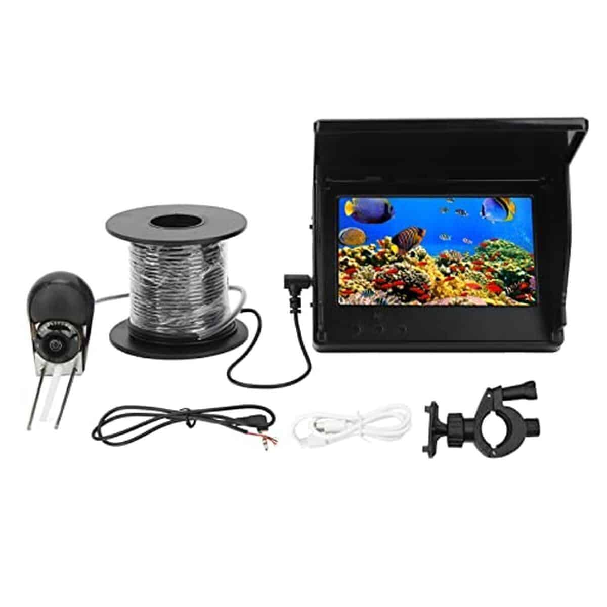 Test caméra de pêche sous-marine ABS IPS LCD HD 5 pouces