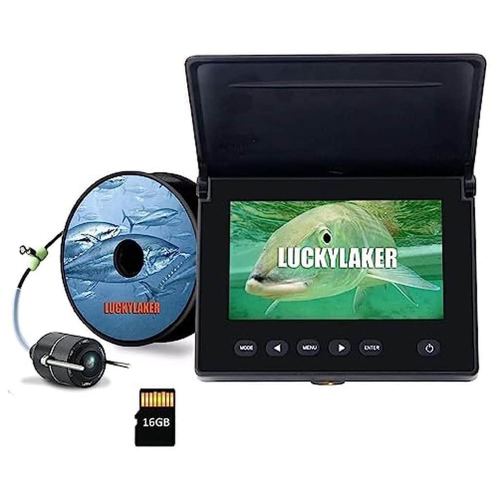 Test de la caméra de pêche sous-marine Lucky DVR : performance infrarouge pour kayak et bateau