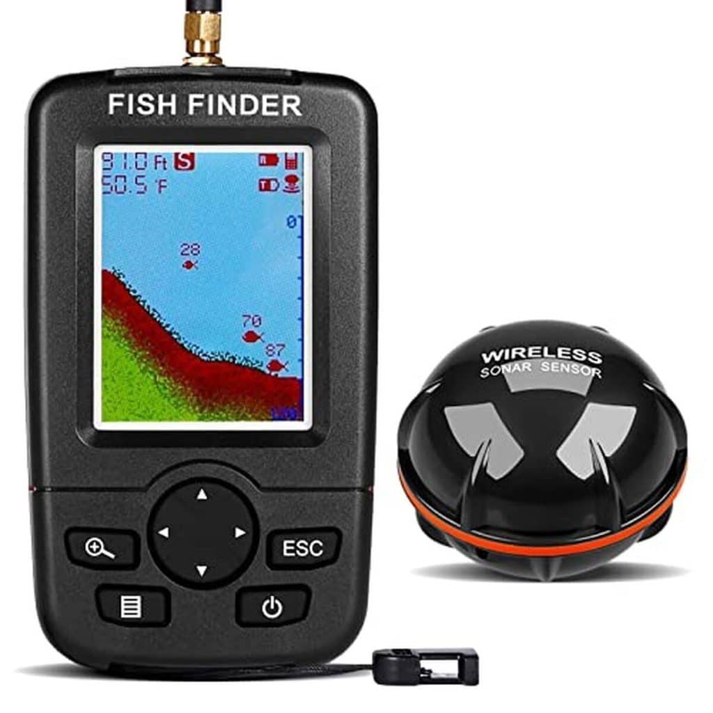 Test : détecteur de poisson sans fil portable avec sonar