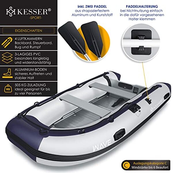 Découvrez notre test détaillé du bateau pneumatique KESSER 3.20 m : caractéristiques, performances et avis pour ce modèle 4 places idéal pour les loisirs nautiques.
