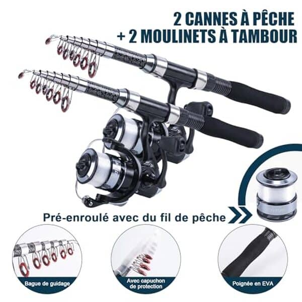 Découvrez notre test complet de l'ensemble de pêche Goture avec cannes télescopiques. Accessoires inclus, performances et qualité analysées pour les pêcheurs. 