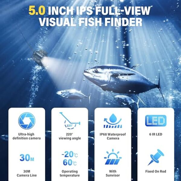 Découvrez notre test complet du fishfinder caméra sous-marine : performances, vision nocturne en action et tous les détails techniques pour bien choisir votre équipement de pêche.