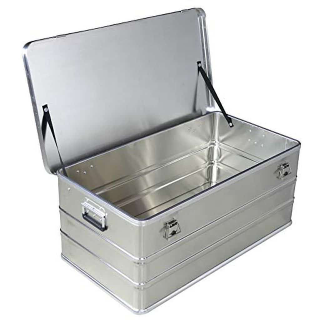 Test : boîte en aluminium Tolegano 140 L, transport et rangement industriel