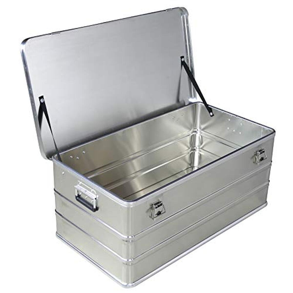 Test : boîte en aluminium Tolegano 140 L, transport et rangement industriel