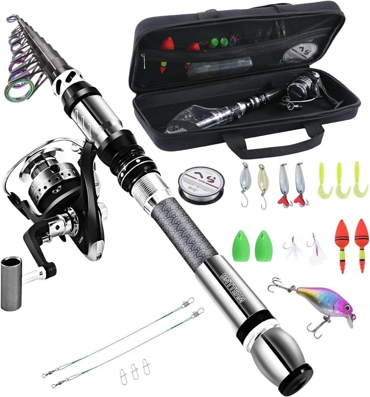 Test du kit de pêche portable BNTTEAM pour toutes les eaux