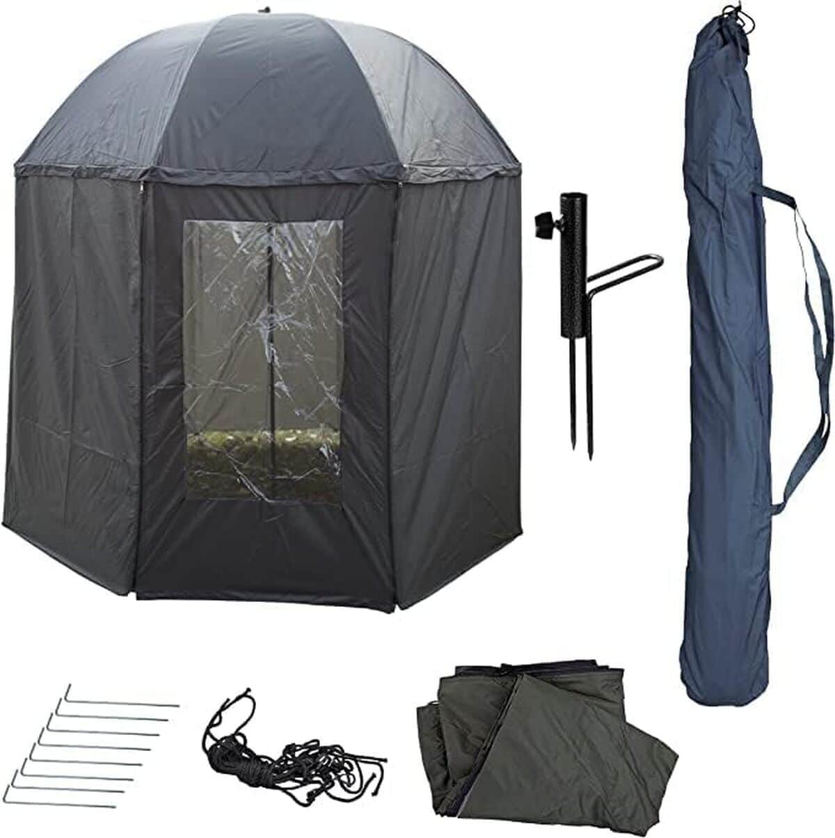 Test : phoenix 91109 parapluie de pêche Ø250 cm avec protection optimale