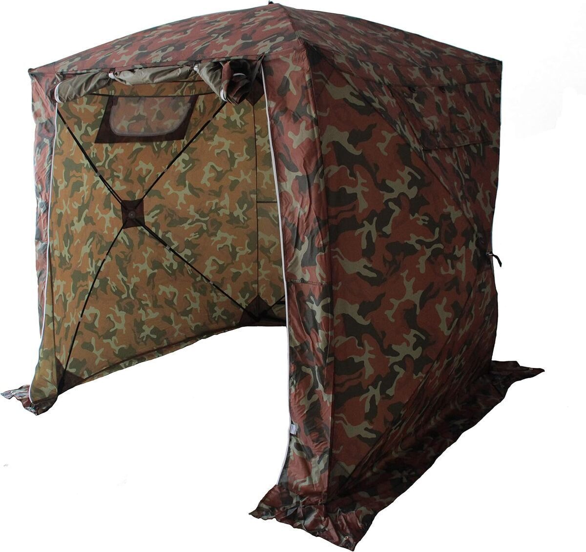 Test : tente de chasse Goutime 2x2m pop-up anti-UV 50+