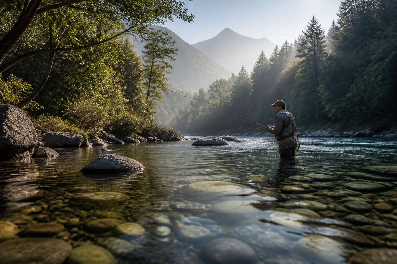 Pêche à la truite : fermeture à la nymphe à vue