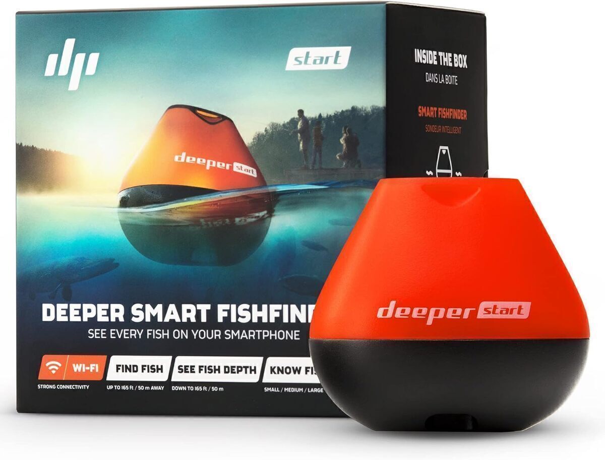 Test du deeper START : sondeur de pêche portable sans fil