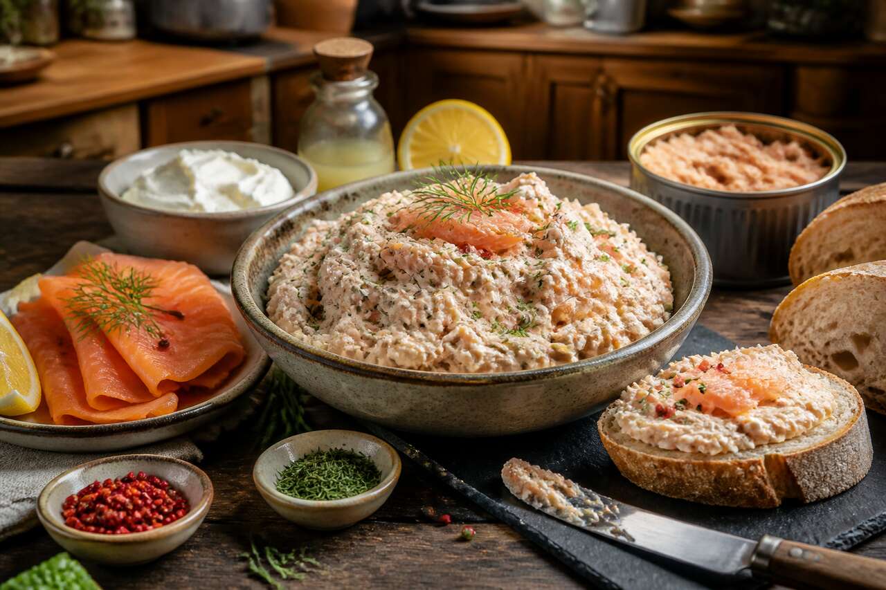 Rillettes de saumon maison : recette facile et savoureuse