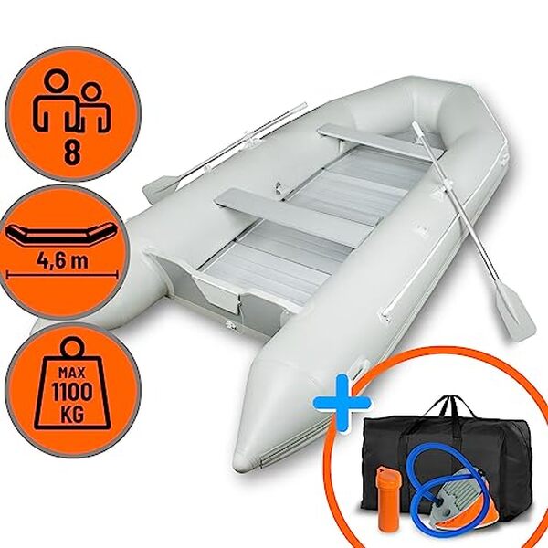 Découvrez notre test détaillé du bateau gonflable EBERTH pour 8 personnes : robustesse, capacité de charge et praticité pour vos sorties en mer et rivière.