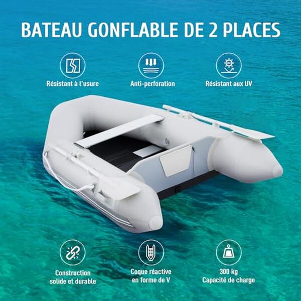 Découvrez notre test détaillé du radeau gonflable CO-Z pour 2 à 4 personnes : performances, qualité et avantages pour vos aventures aquatiques en famille ou entre amis.