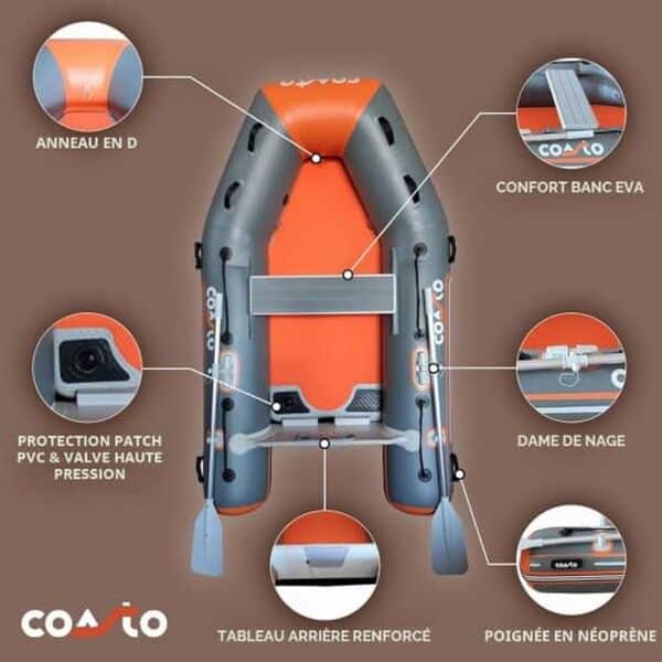 Découvrez notre test complet de l'annexe gonflable Coasto DS 290 : performances, stabilité et fiabilité de ce modèle haut de gamme pour vos sorties en mer.