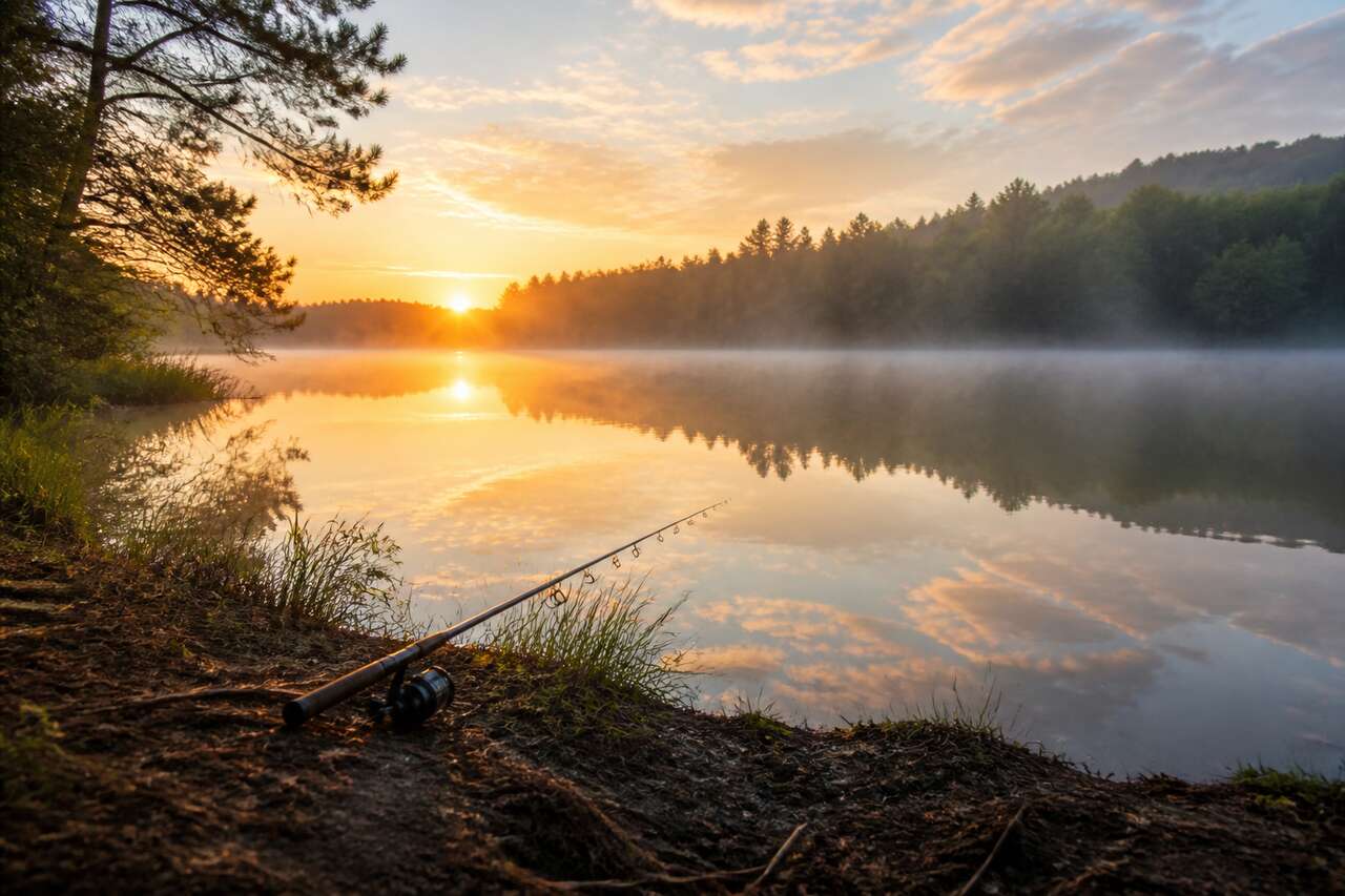 Pêche en août : coup du soir ou coup du matin ?