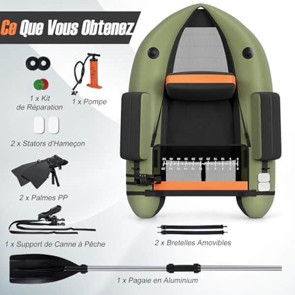 Découvrez notre test complet du bateau de pêche gonflable Gymax avec tous ses accessoires. Avis, caractéristiques et conseils d'achat pour bien choisir votre embarcation.