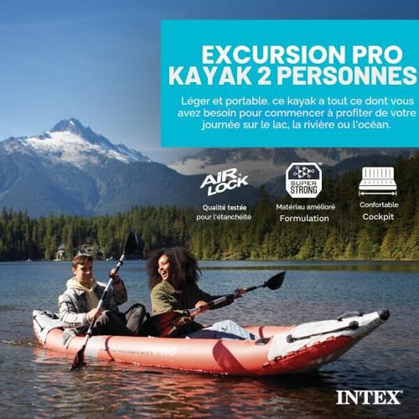 Découvrez notre test détaillé du kayak de pêche gonflable Intex Excursion Pro K2 rouge : caractéristiques, avantages et performances pour vos sorties en eau.