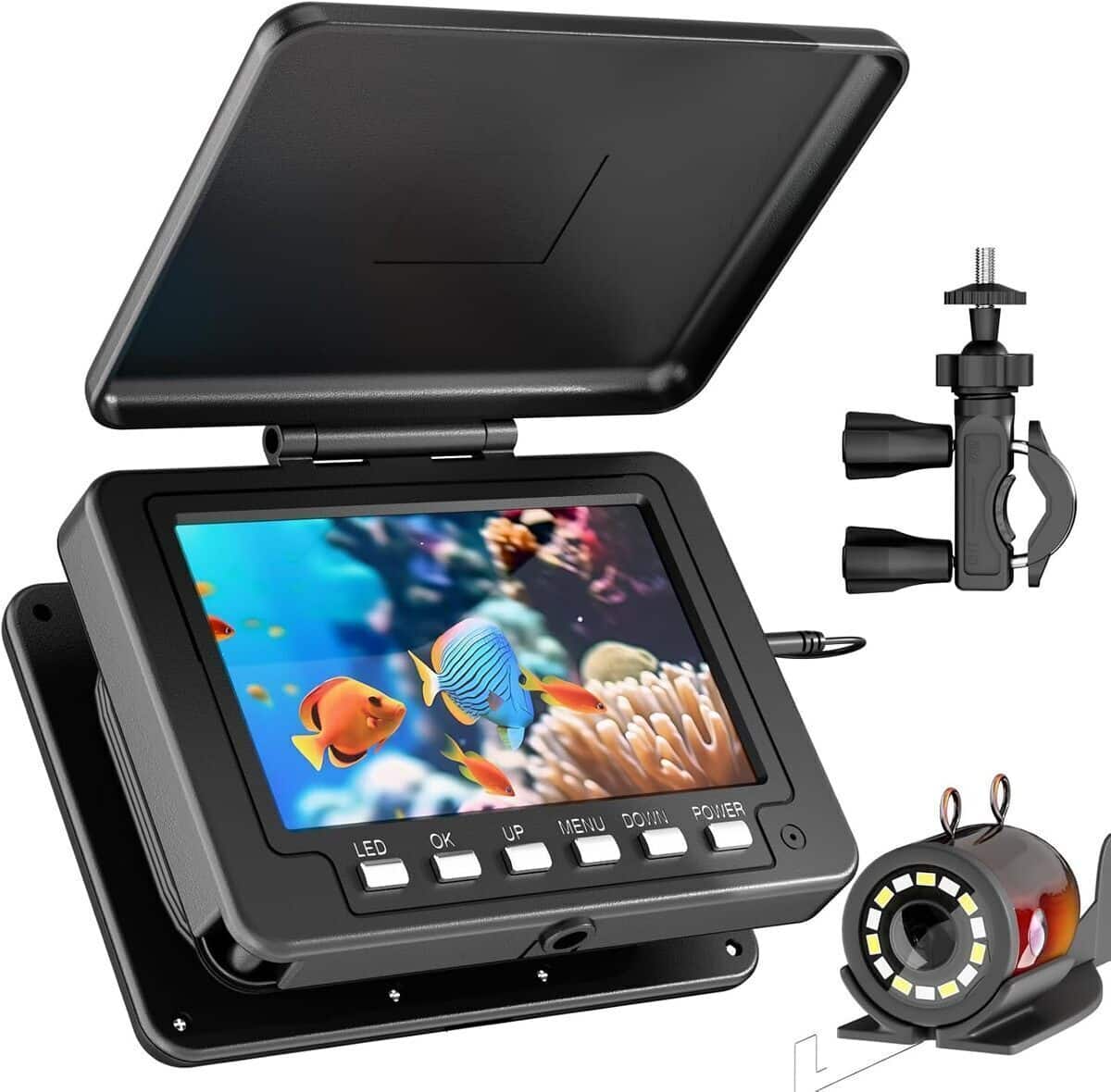 Test de la caméra de pêche sous-marine Esanhao LCD 12, 7 cm