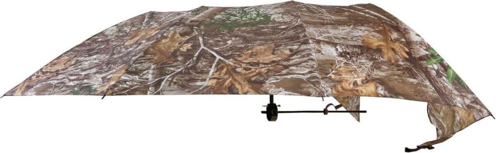 Test du Allen Vanish : plateforme de chasse avec parapluie camouflage 57