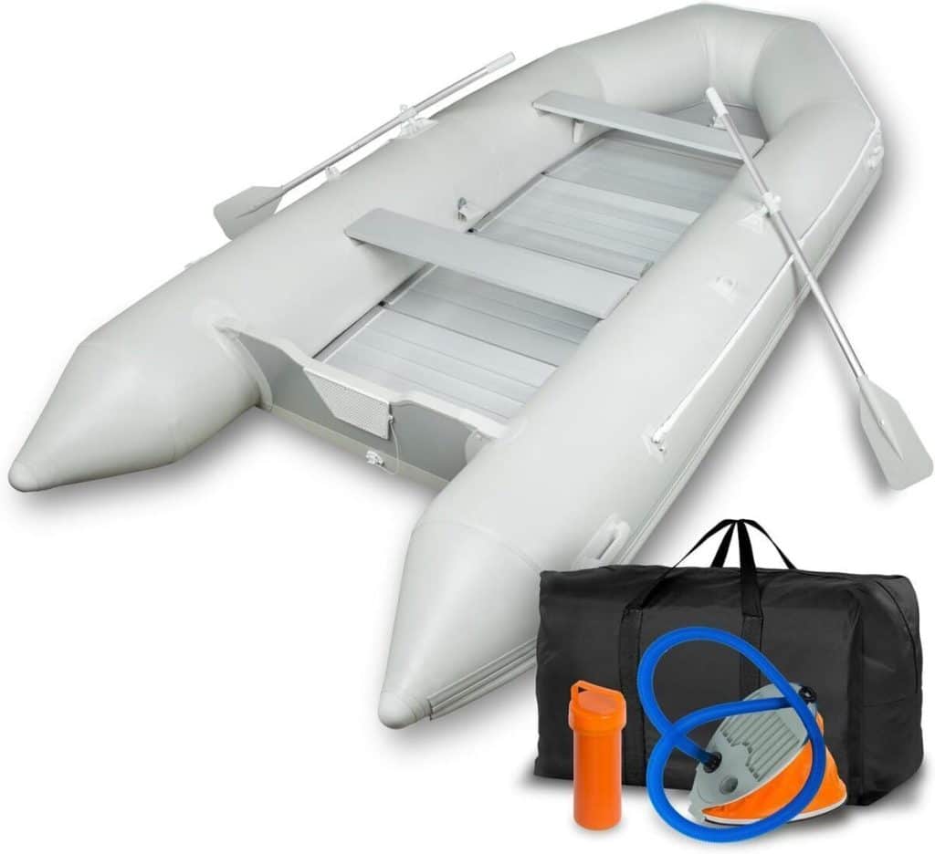 Test du bateau gonflable EBERTH : robuste et spacieux pour 8 personnes