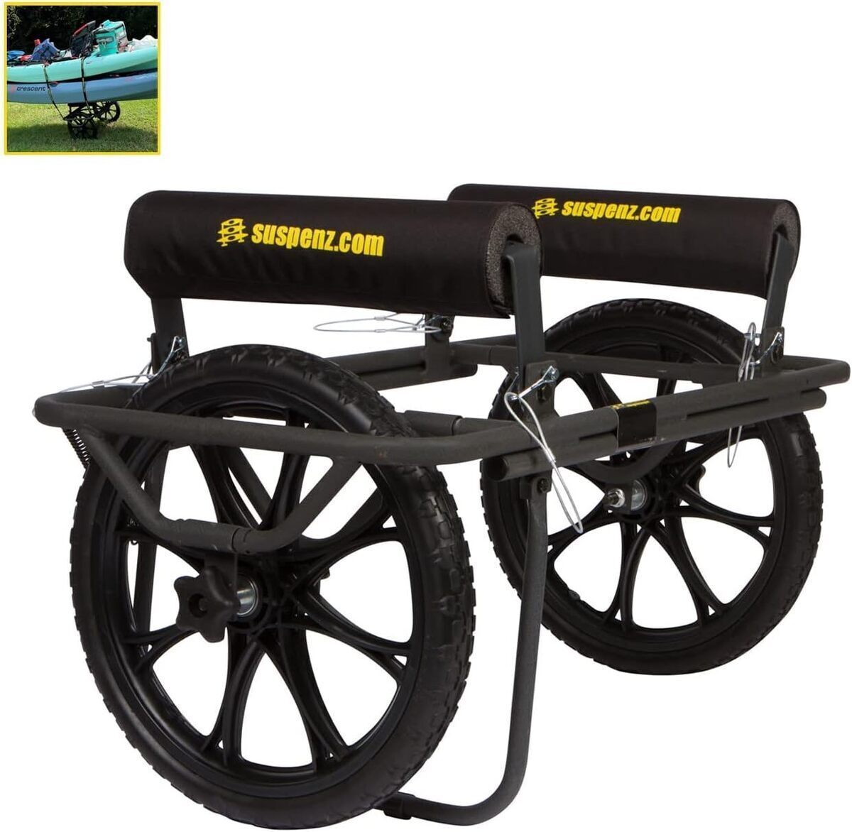 Test du chariot tout-terrain pour kayak Suspenz 22-9908