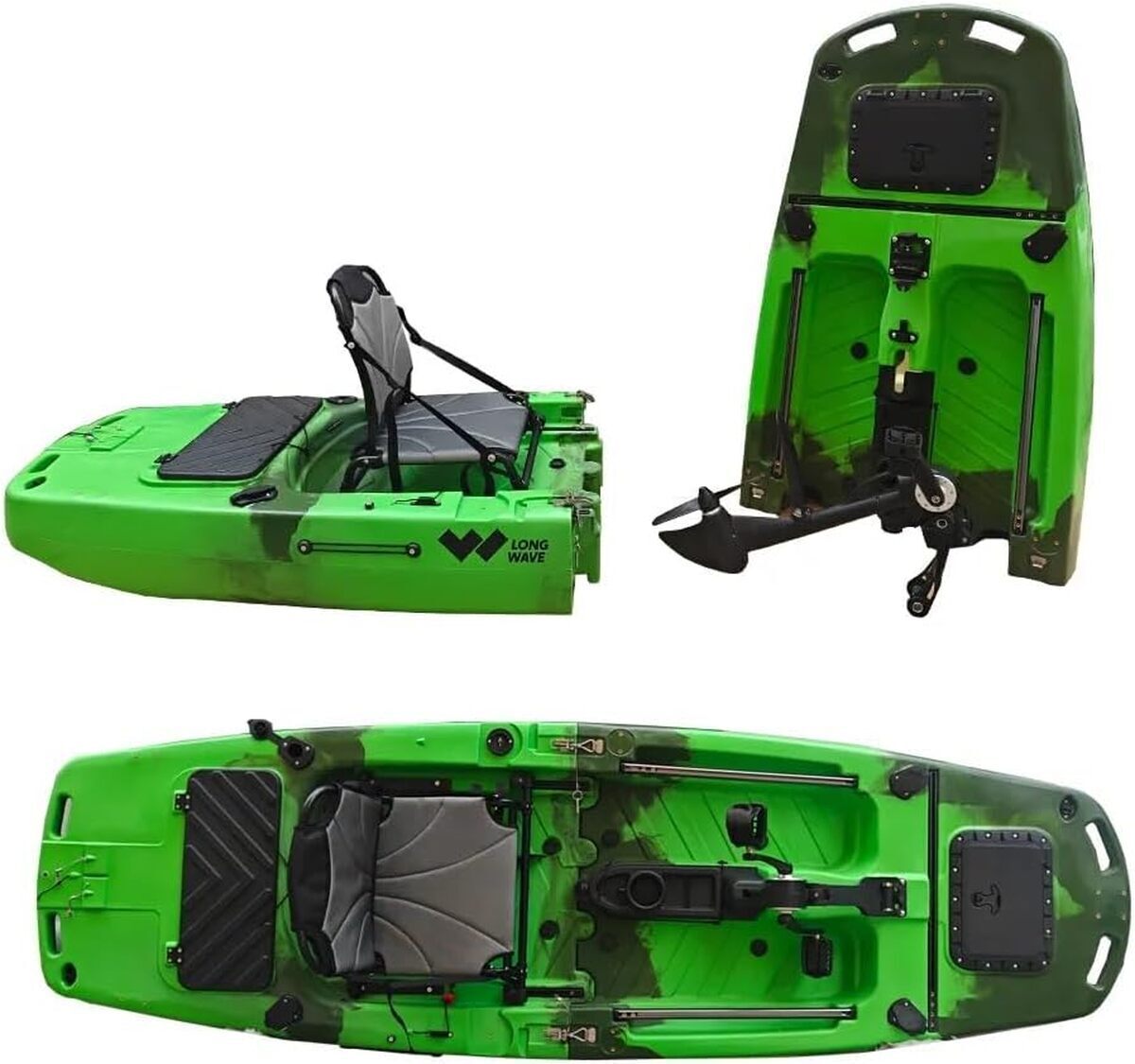 Test du kayak de pêche amovible Long Wave Coupes