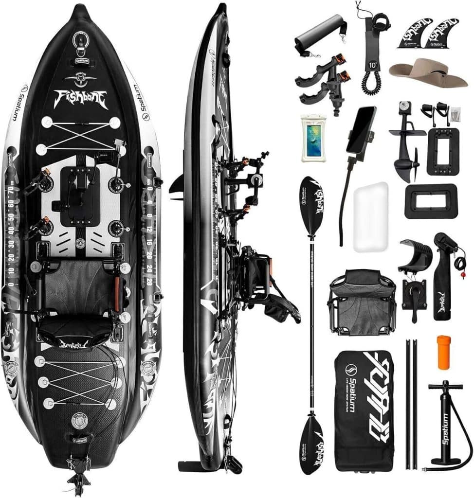 Test du kayak de pêche gonflable Spatium Fish Bone