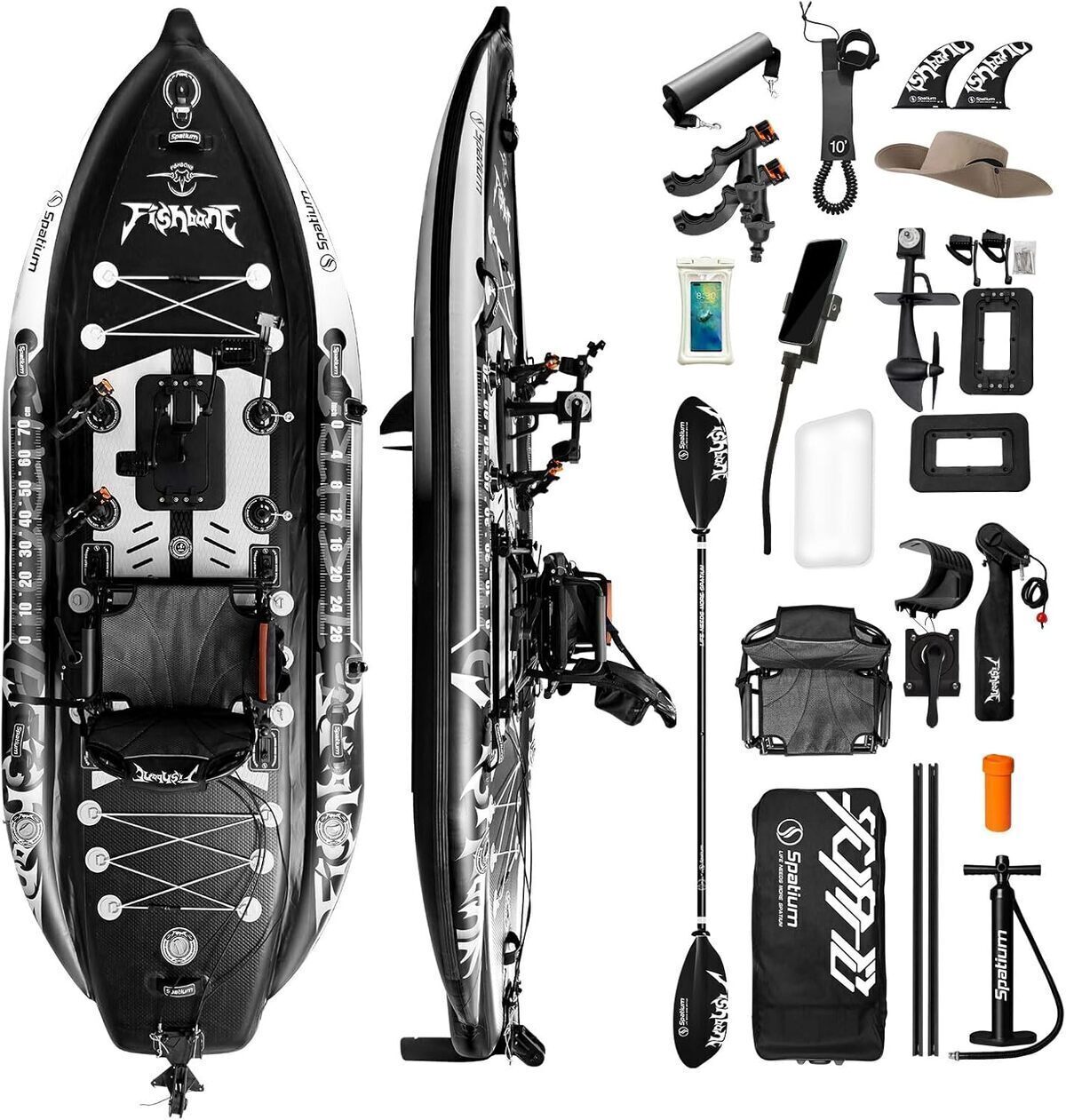 Test du kayak de pêche gonflable Spatium Fish Bone