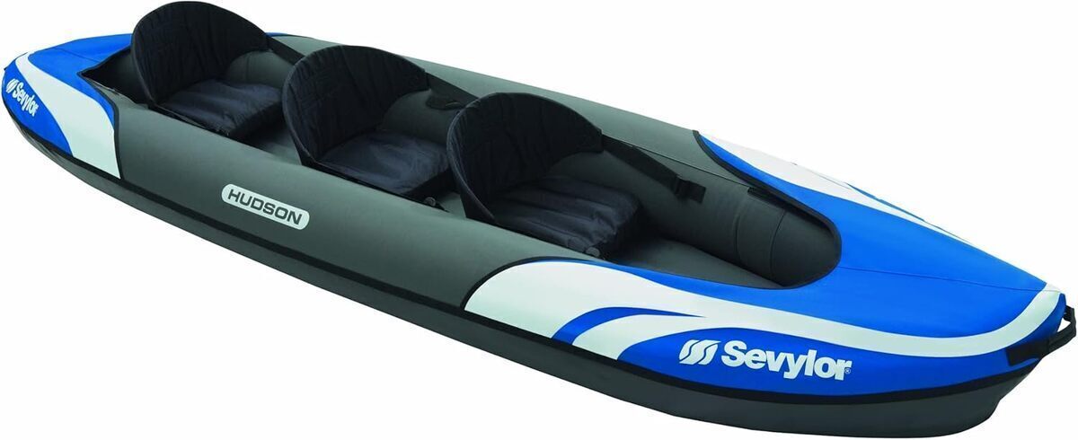 Test du kayak gonflable Sevylor Hudson 2+1 pers.