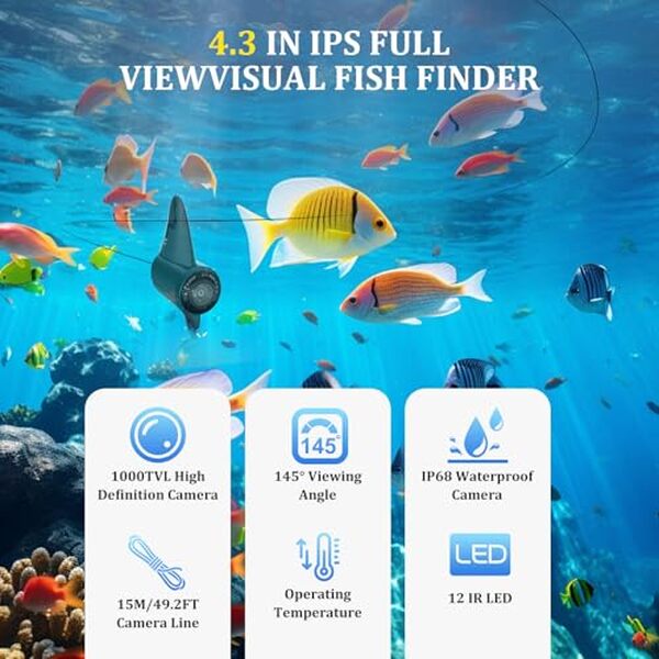 Découvrez notre test complet de la caméra sous-marine de pêche grand angle IP68 : performances, étanchéité et qualité vidéo pour vos sessions de pêche.
