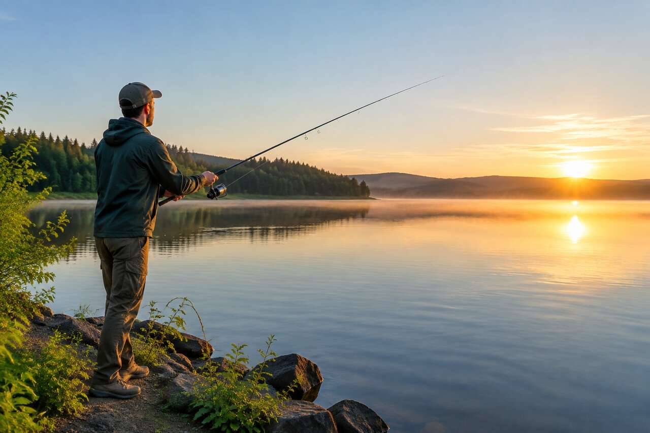 Rencontre avec un pêcheur débutant : conseils pratiques pour se lancer