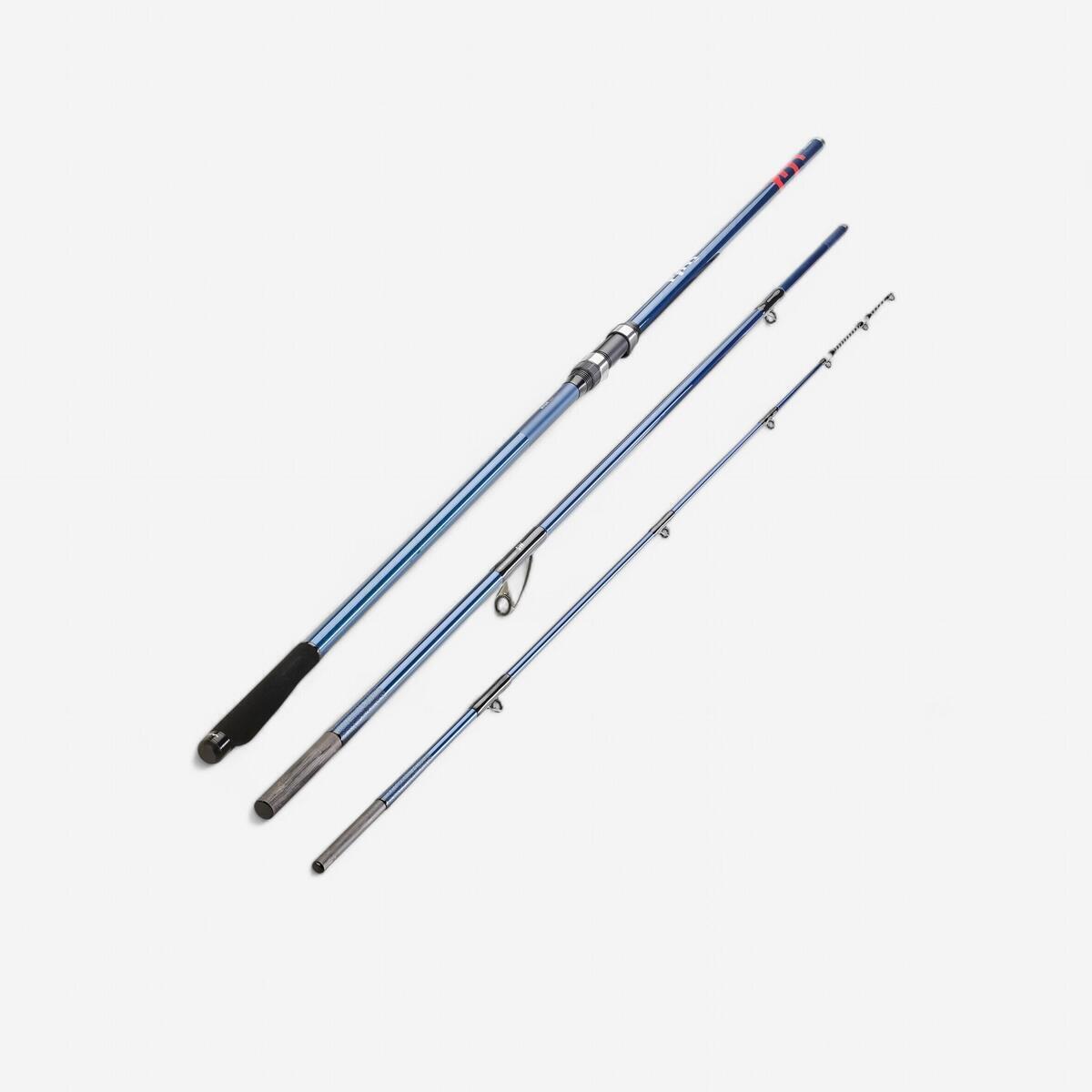 Test de la canne surfcasting Decathlon symbios 500 4.20m