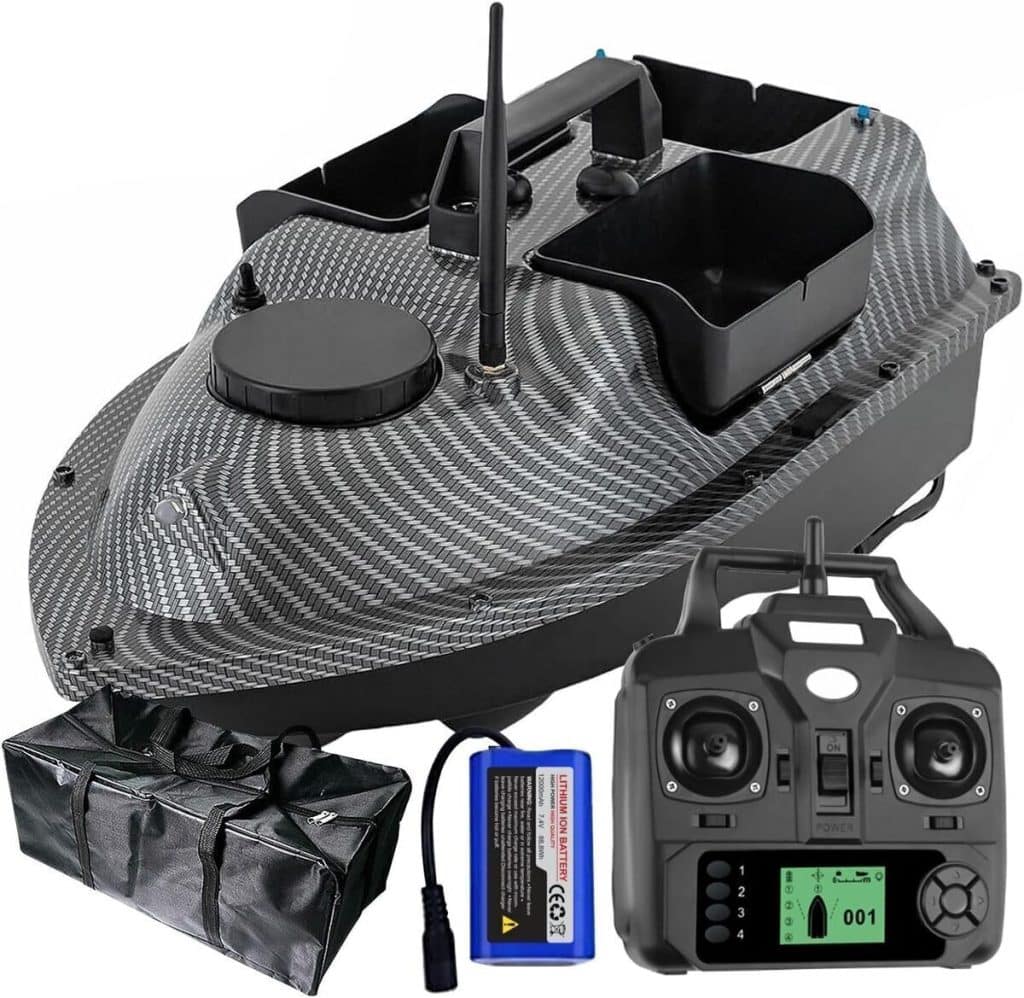 Test du bateau GPS-Smart-RC DYJD : performance sans fil et charge 2 kg