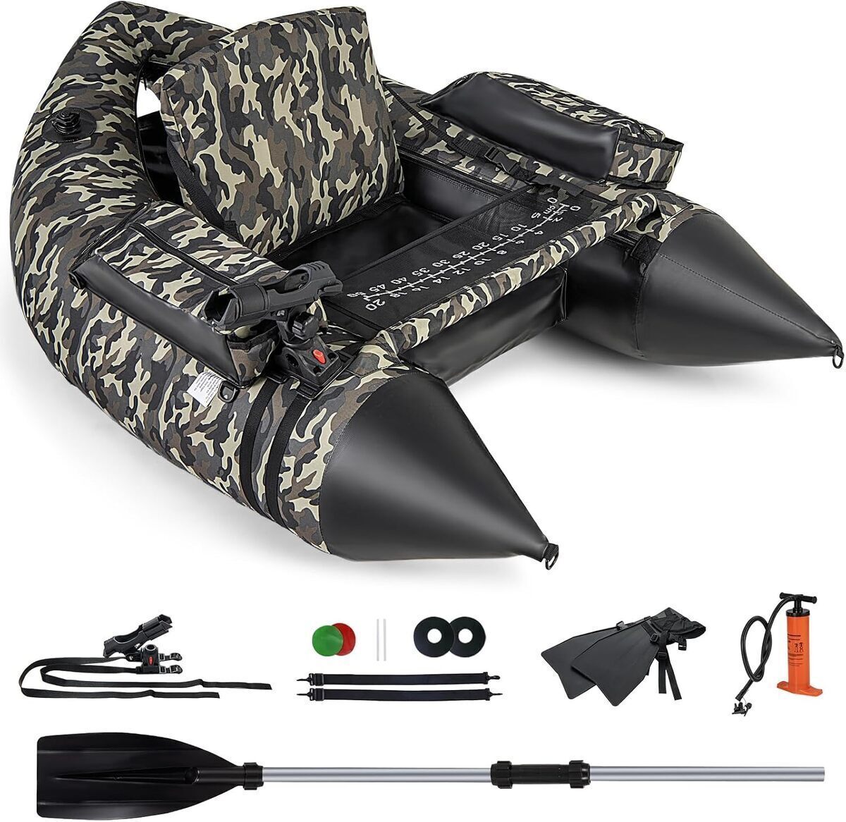 Test du float tube GOPLUS : pêche gonflable et portable