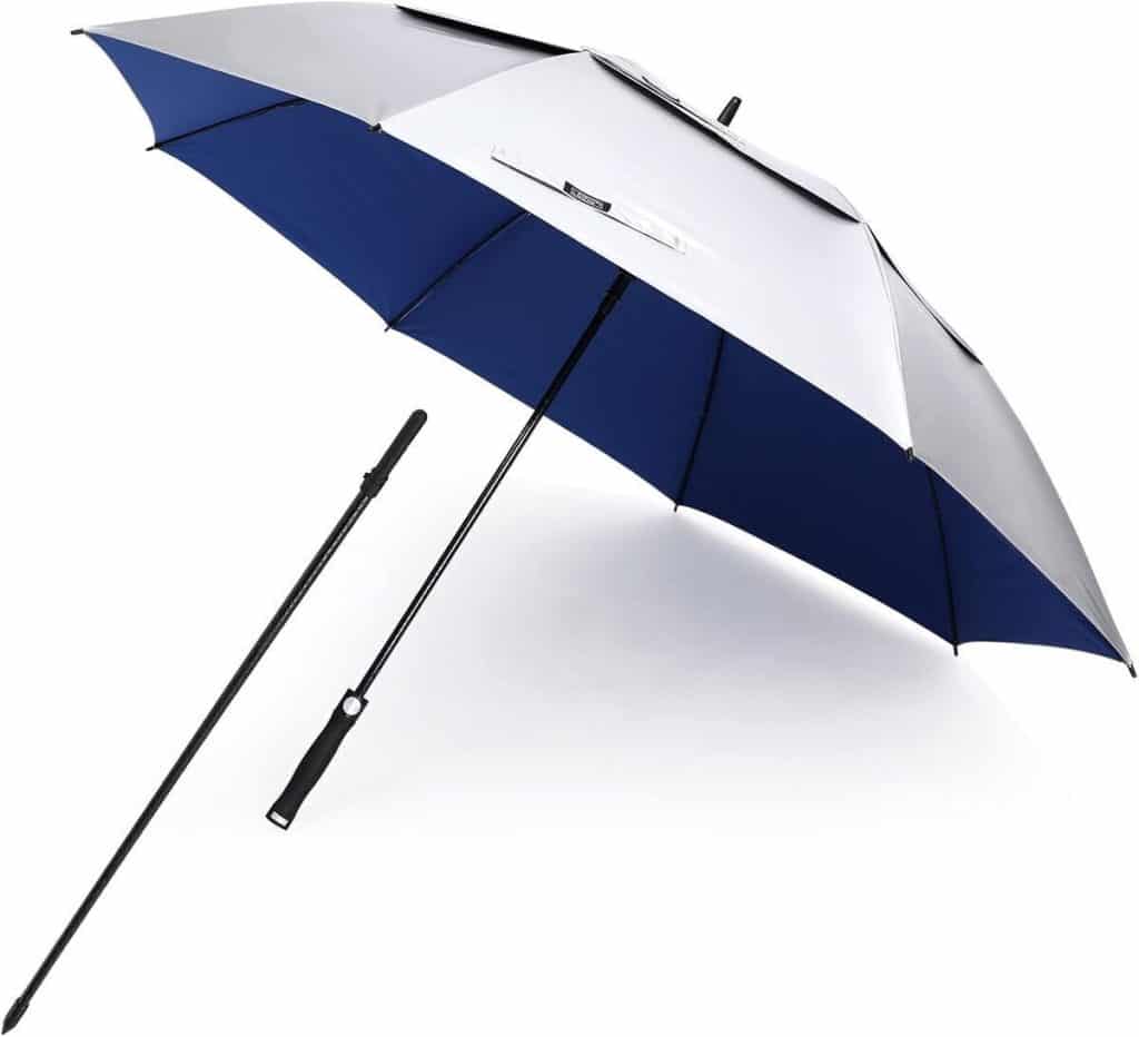 Test du parapluie de golf G4Free : grand, robuste et anti UV