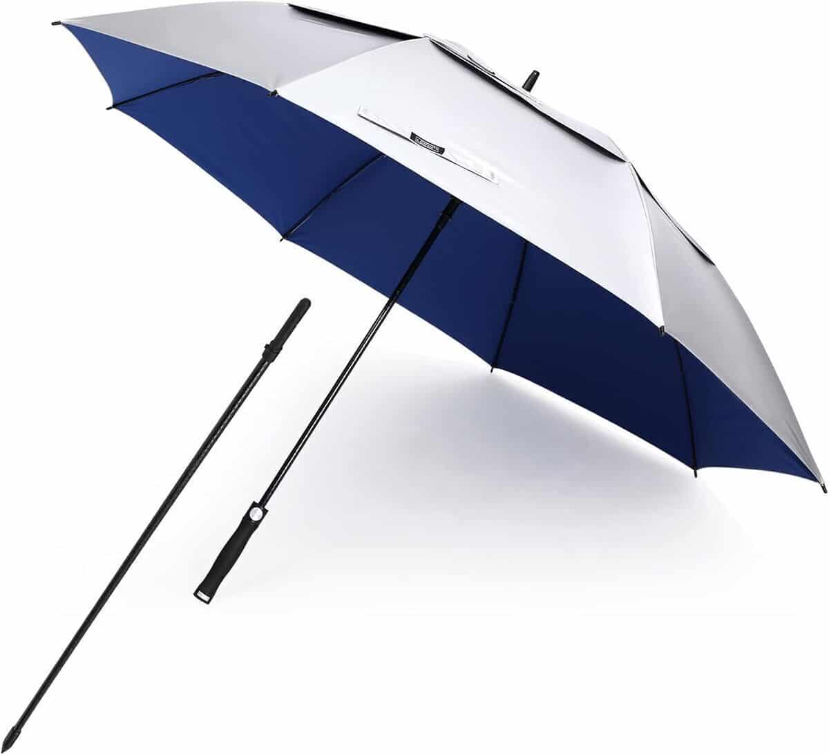Test du parapluie de golf G4Free : grand, robuste et anti UV