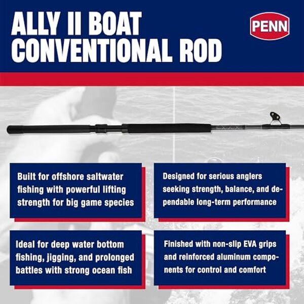 Découvrez notre test détaillé du Penn Ally™ II, moulinet haute performance pour bateaux conventionnels 50-80 6 RS C : caractéristiques, avantages et recommandations.