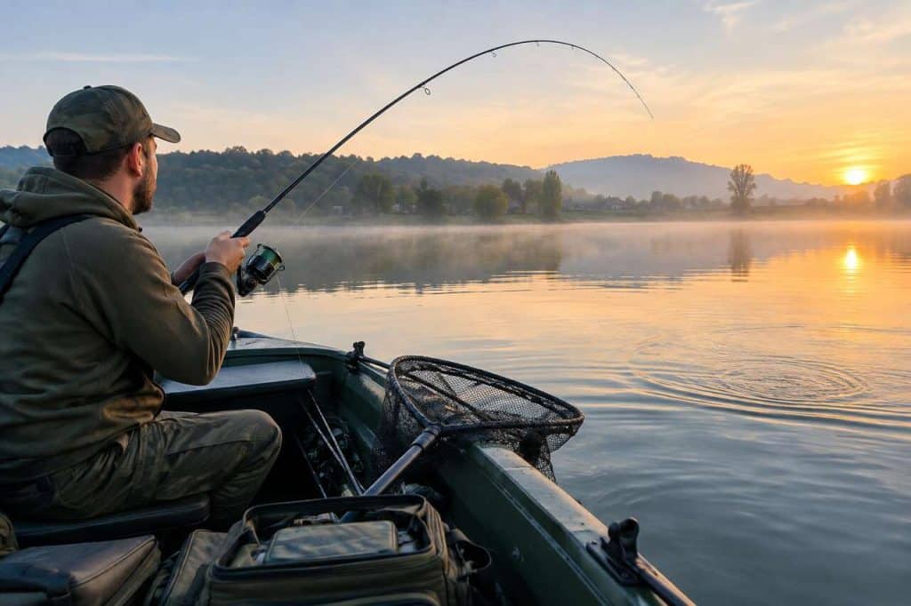 Pêcher la carpe en bateau : conseils et astuces