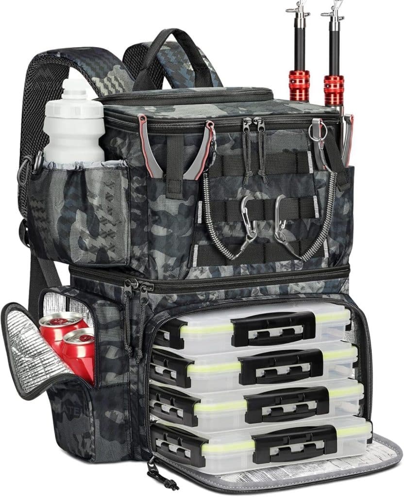 Test : sac de pêche Matein avec boîtes et porte-canne