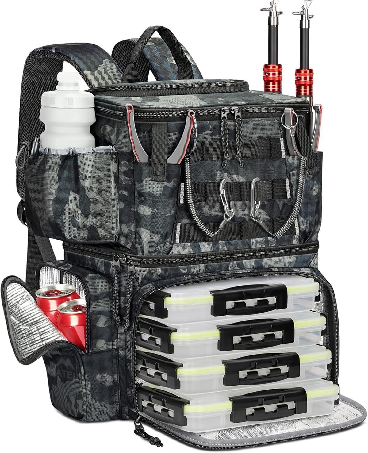 Test : sac de pêche Matein avec boîtes et porte-canne